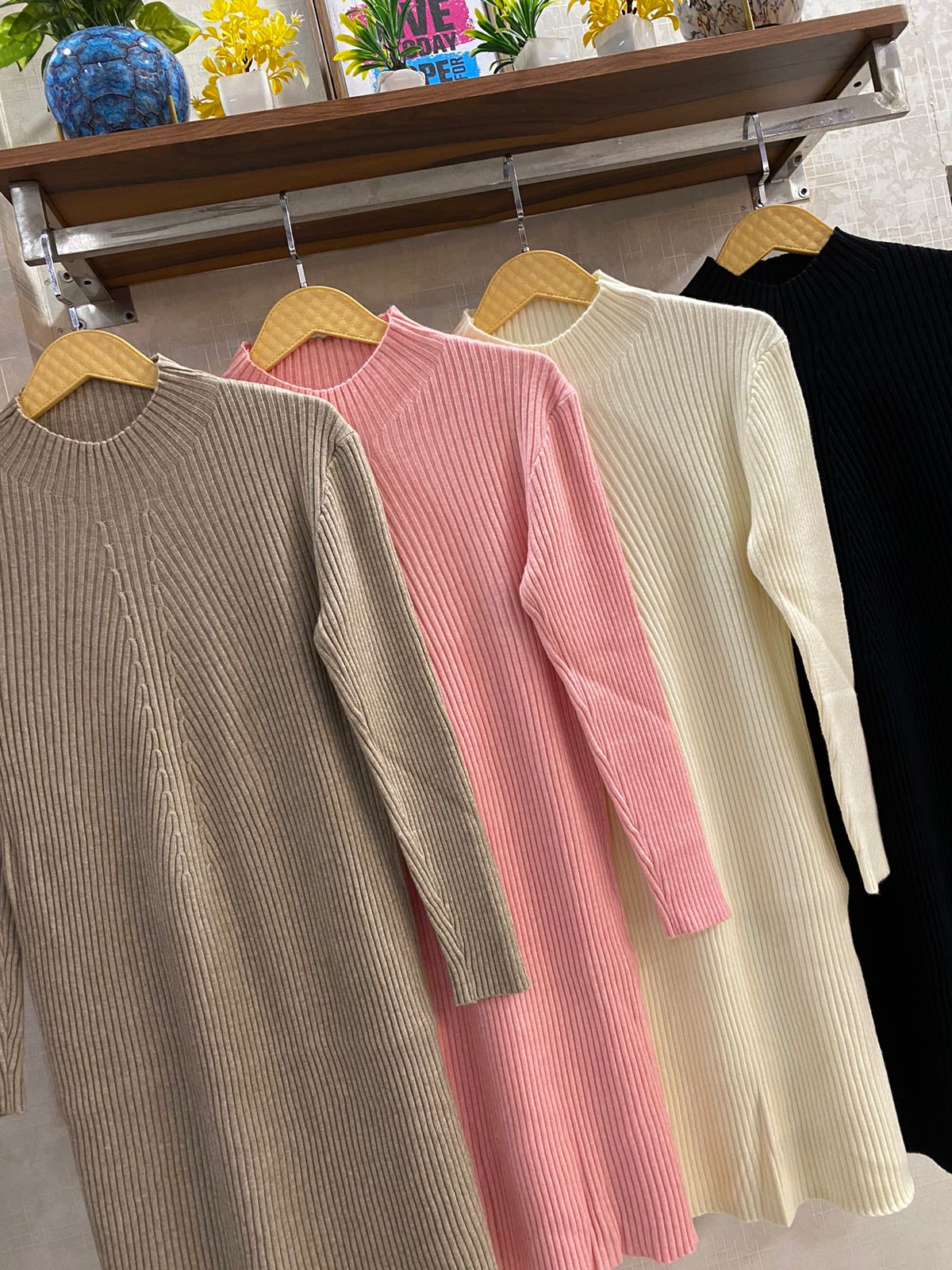 Premium Soft Woolen Dress FT634