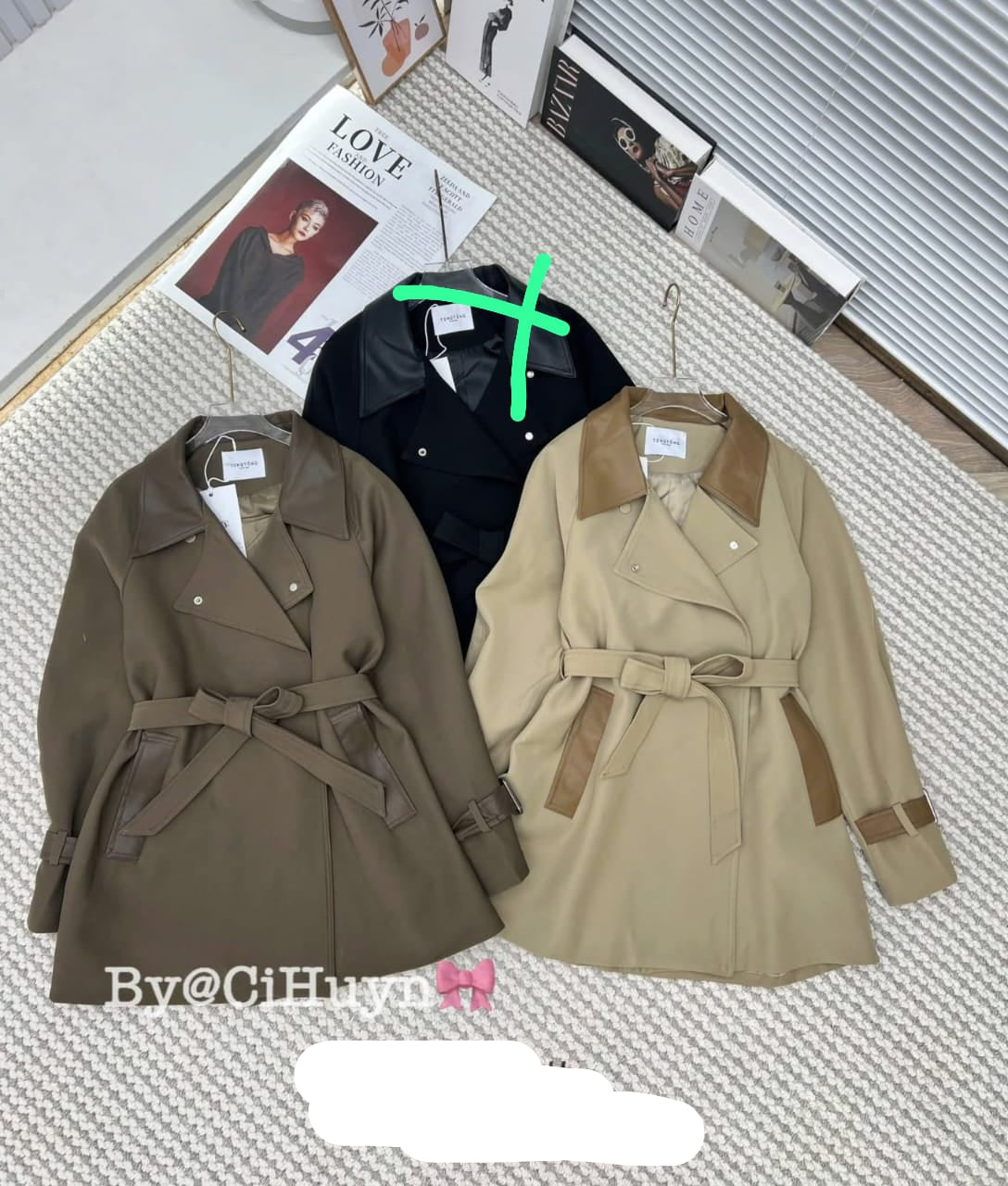 Elegant Long Trench Coat FT641