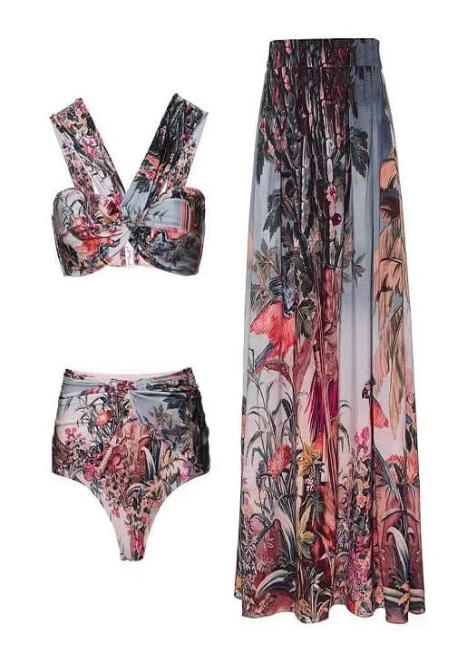 Botanical Breeze 3-Piece Swimwear Set FT643