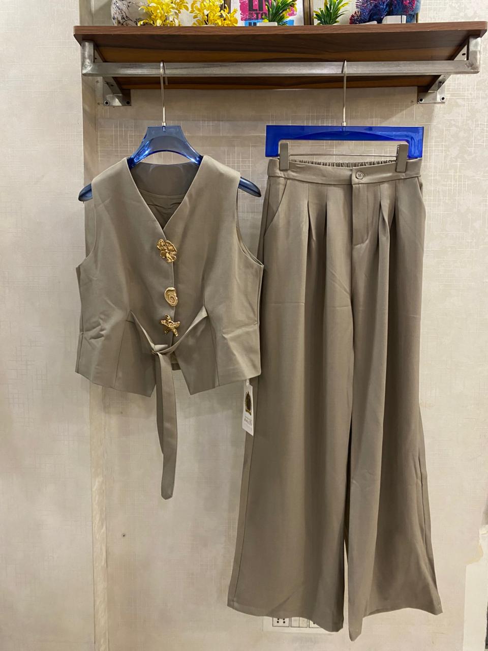 Elegant Waistcoat with Pants FT653