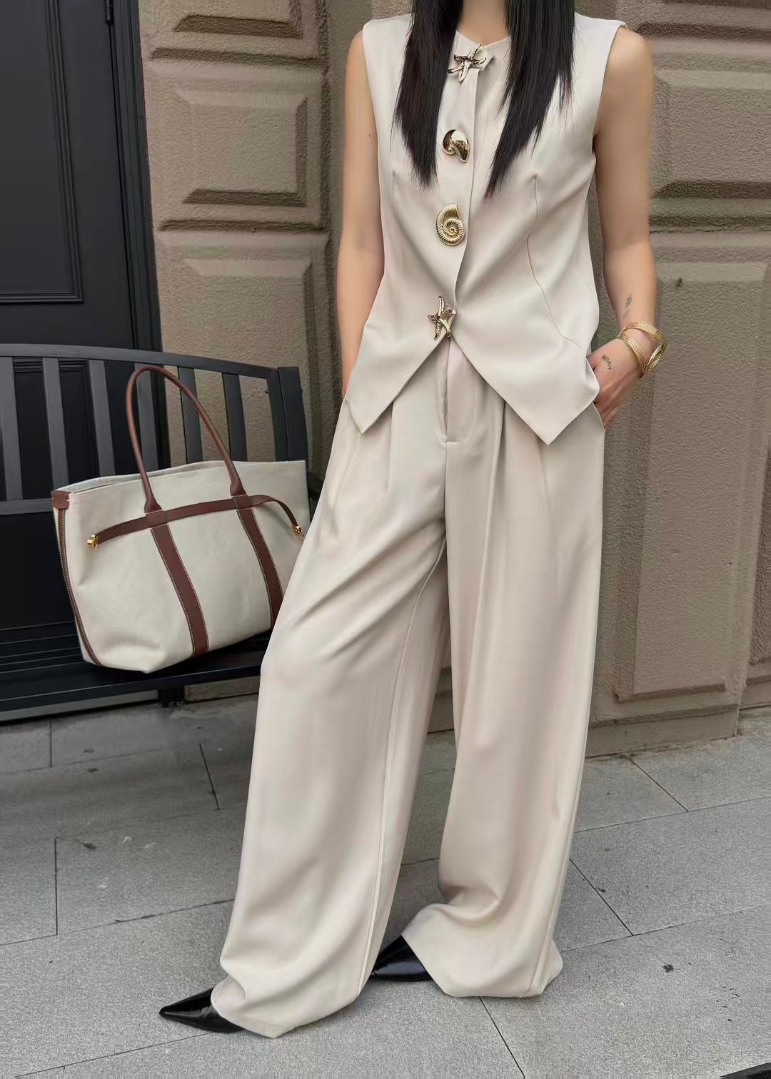 Elegant Waistcoat with Pants FT653