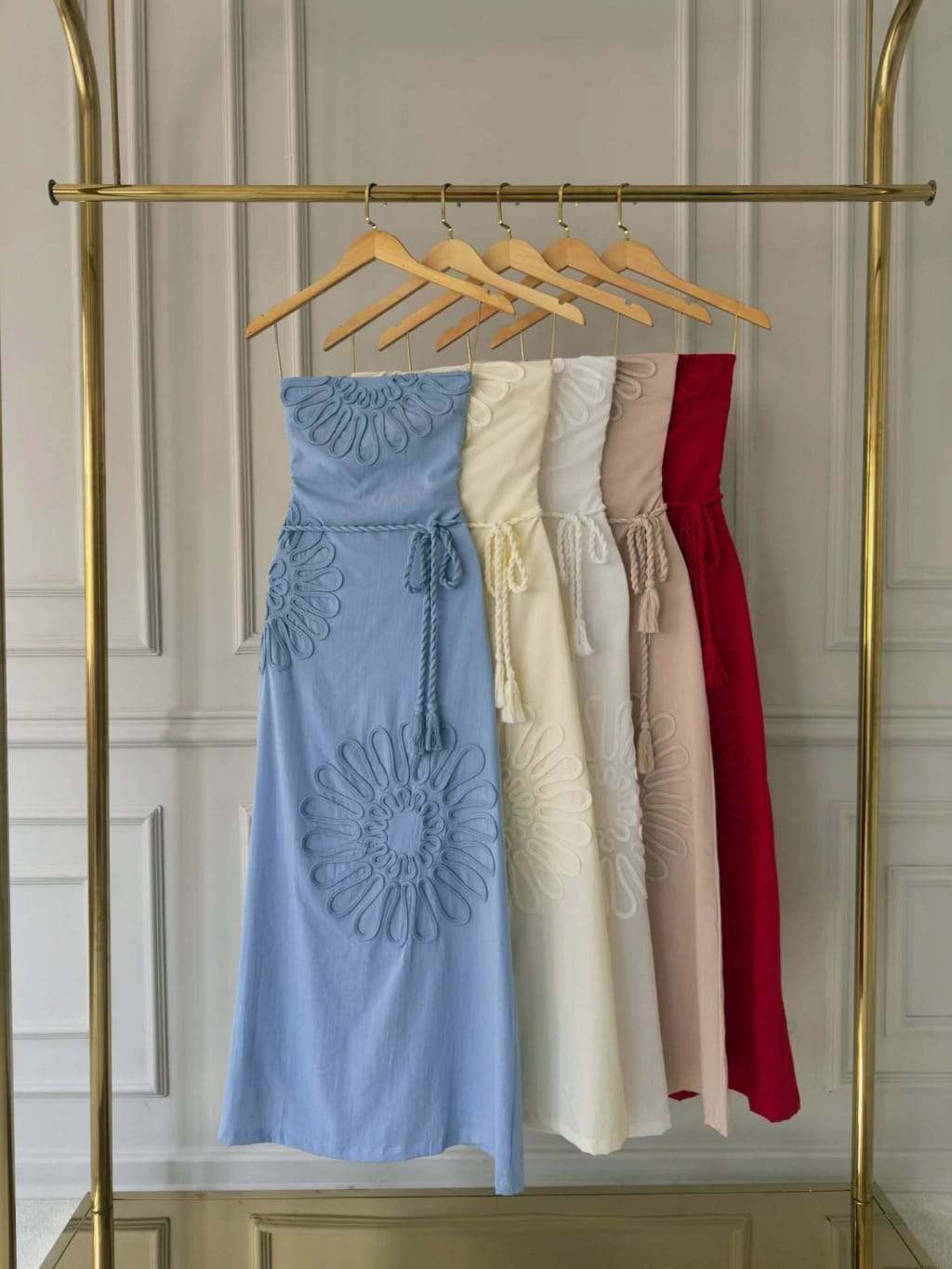 Elegant Embroidered Dress FT655