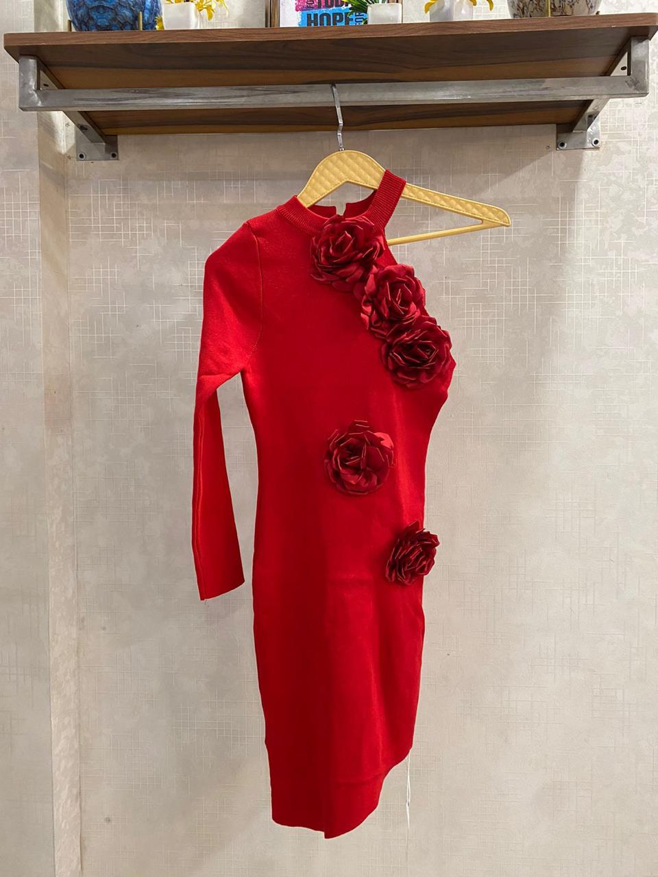 Partywear Flower Dress FT657