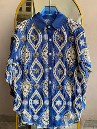 Luxe Embellished Shirt FT694