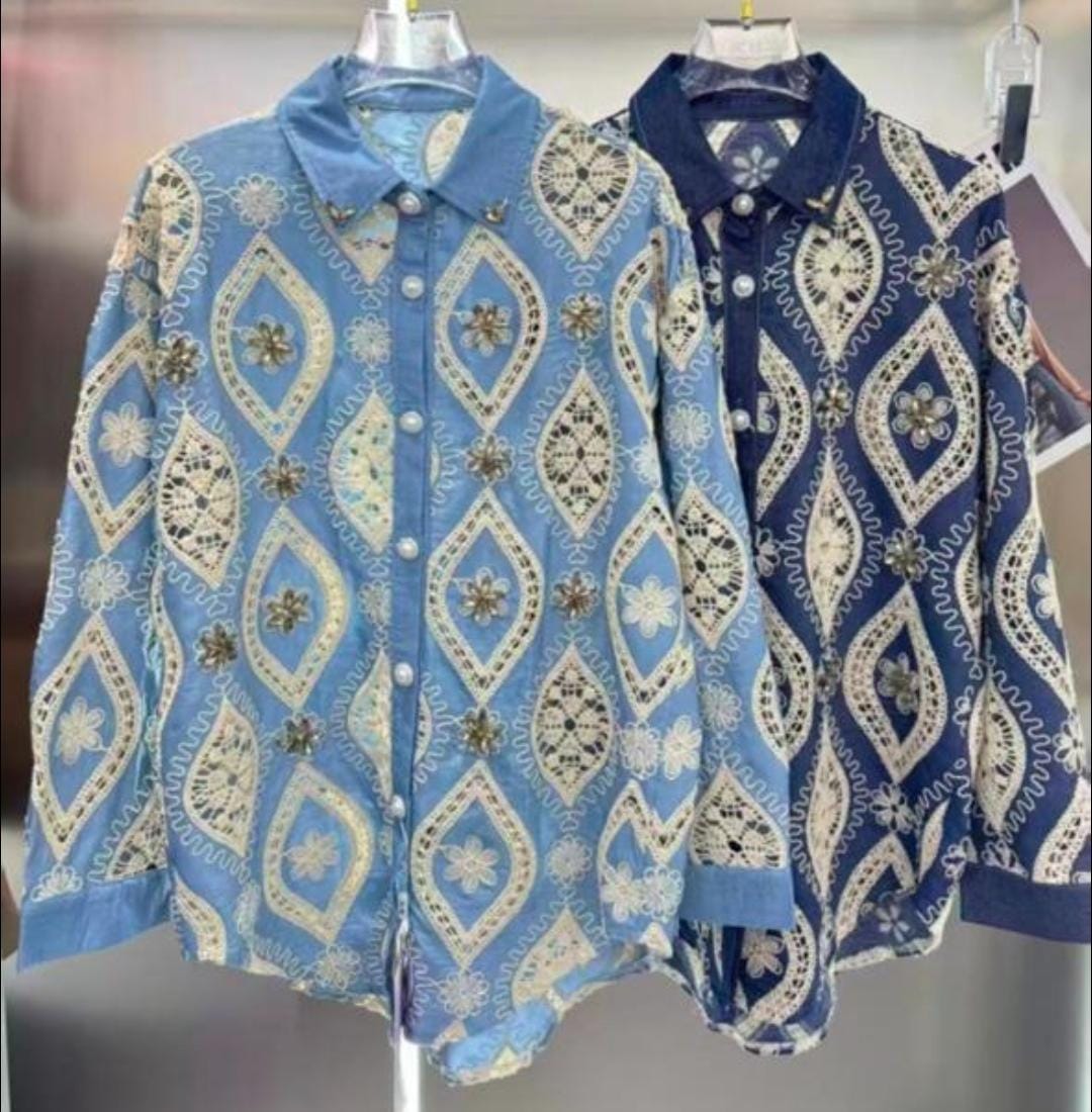 Luxe Embellished Shirt FT694