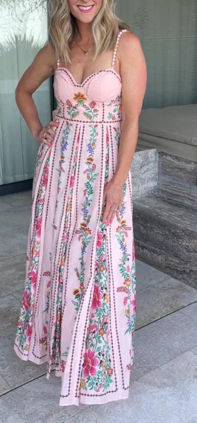 Beautiful Kiara Inspired Forest Print Dress FT698