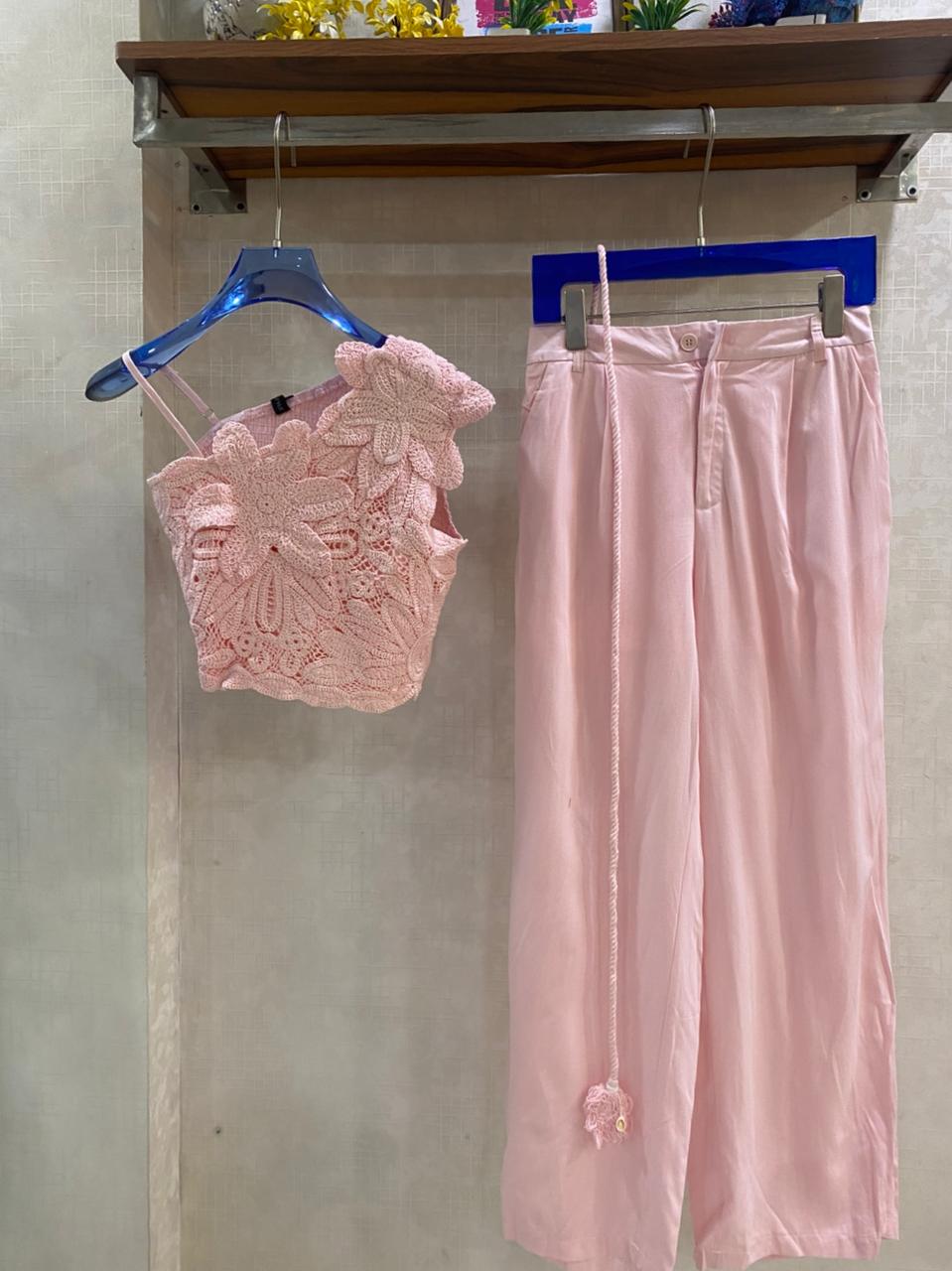 Crochet Top With Pants FT700