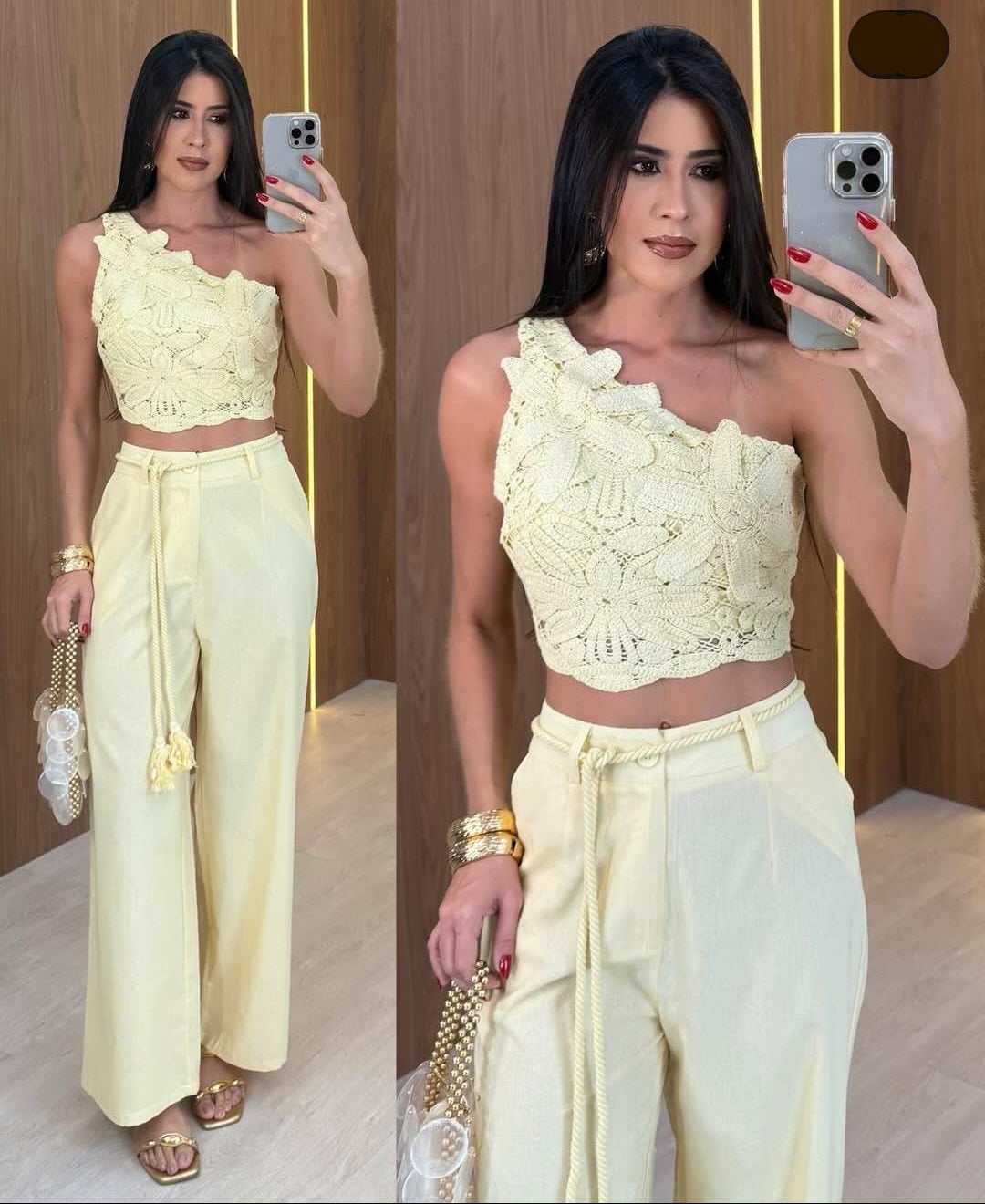 Crochet Top With Pants FT700