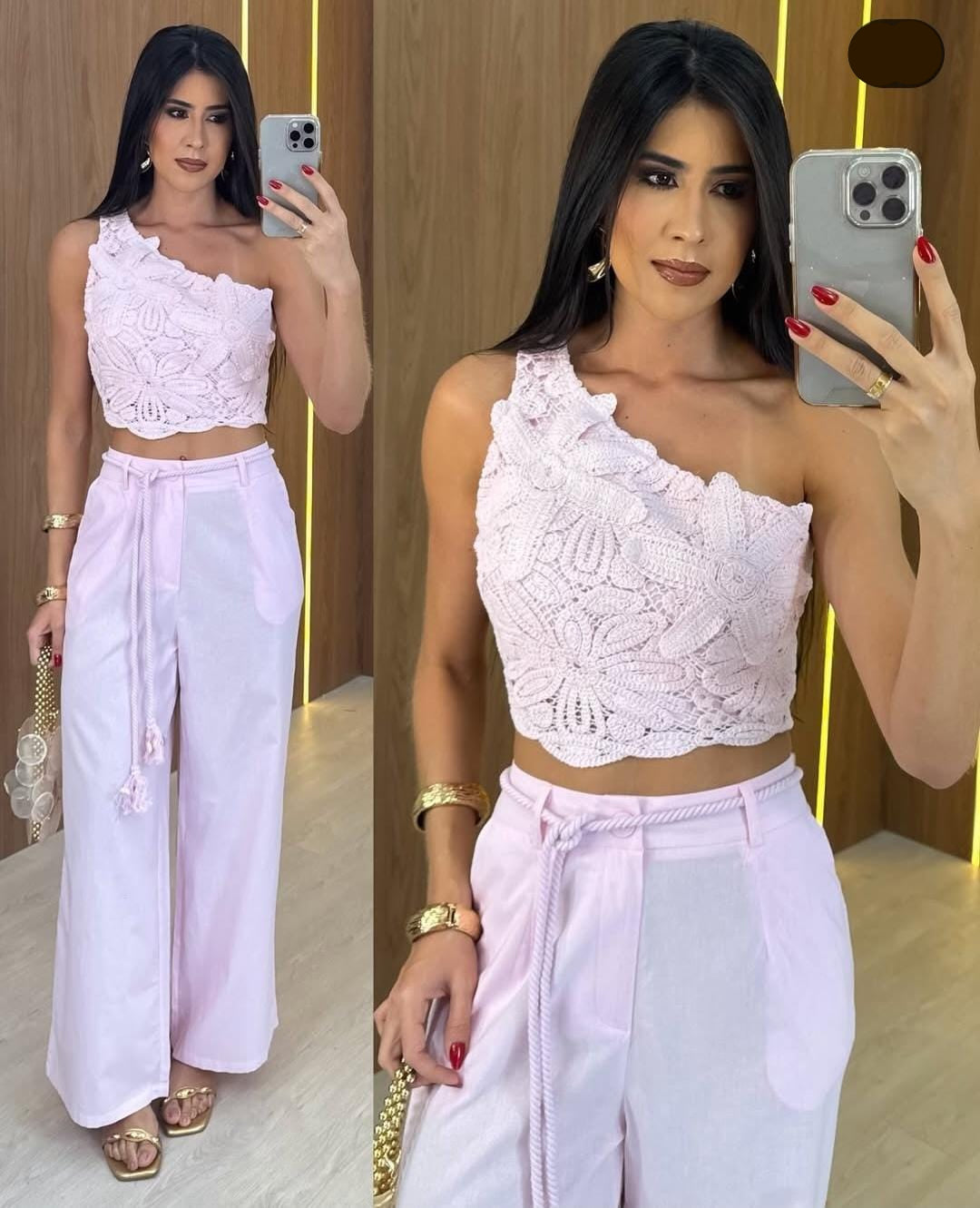 Crochet Top With Pants FT700