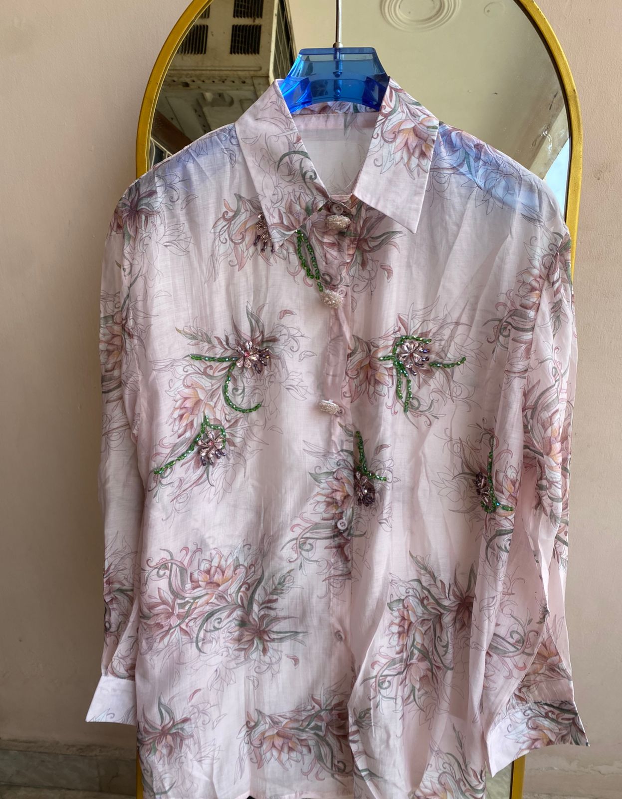 Stunning Floral Print Shirt FT713