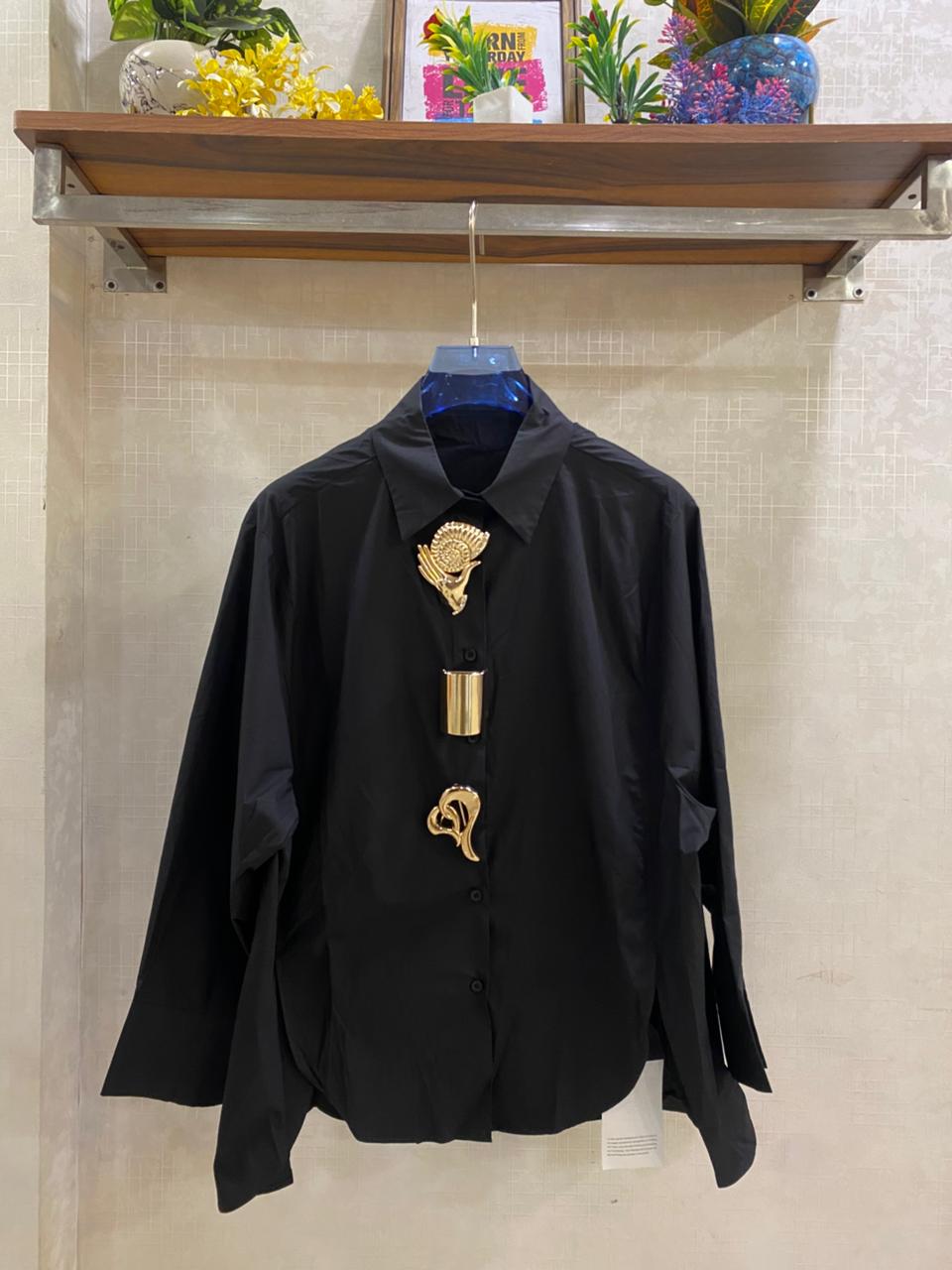 Accessorized Oversize Shirt FT872