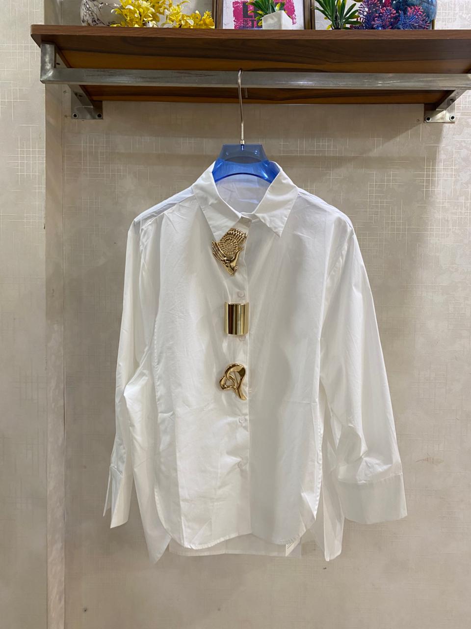 Accessorized Oversize Shirt FT872
