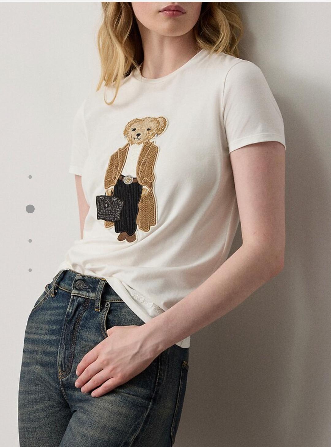 Beautiful T-shirt With Patch Work FT870
