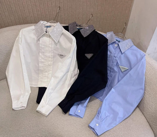 Luxury Embellished Shirt FT723