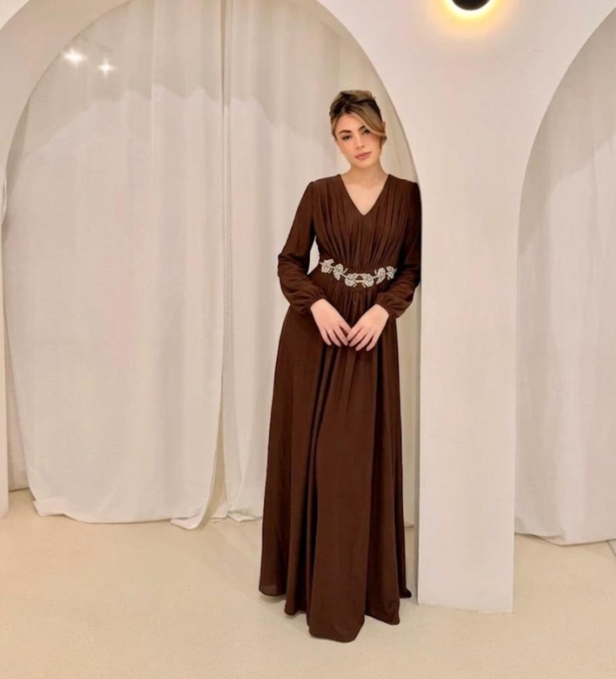 Embellished Long Dress FT863