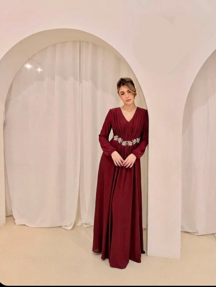 Embellished Long Dress FT863
