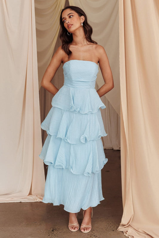 Beautiful Chiffon Ruffle Dress FT725