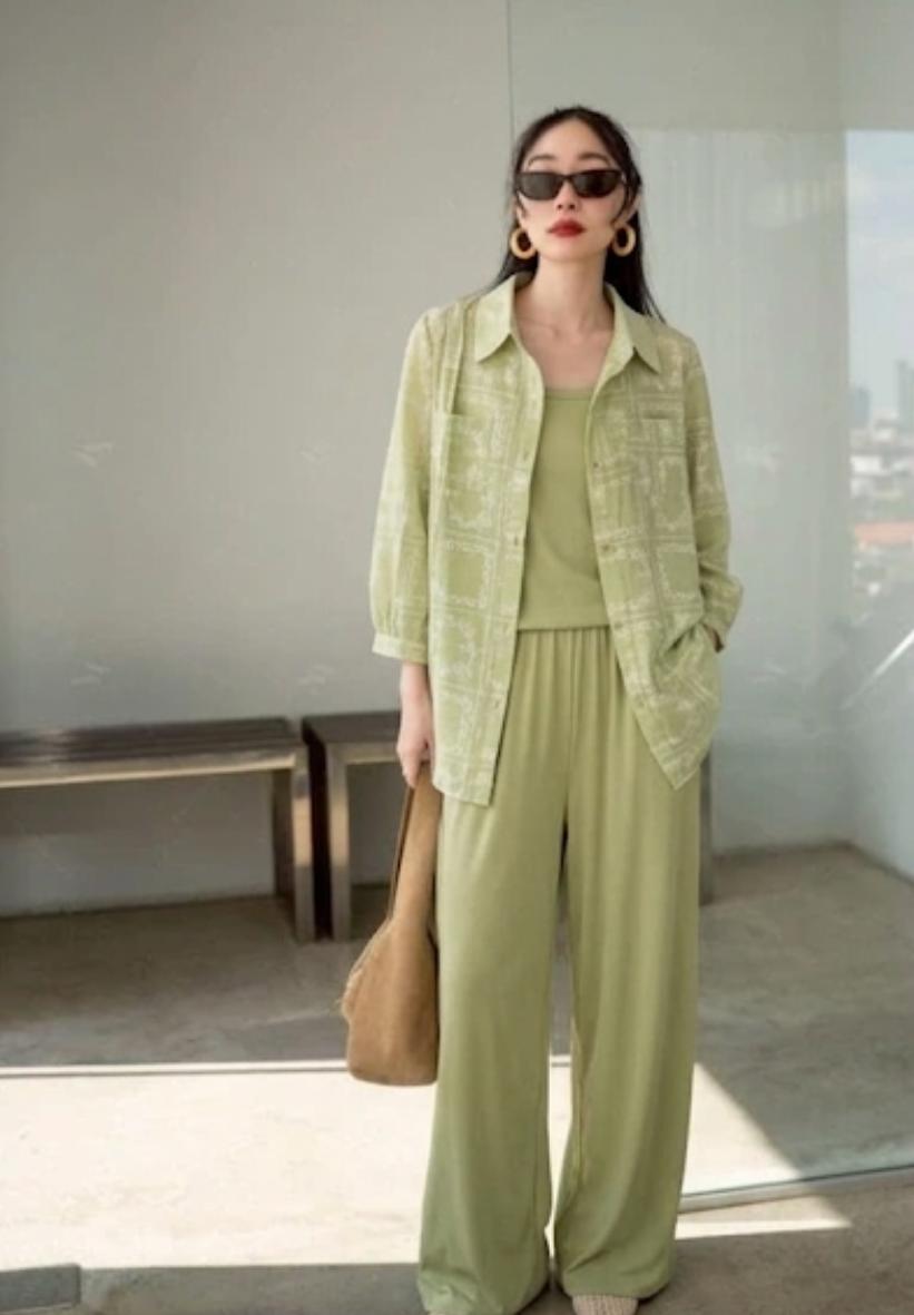 Stunning Shirt Co-Ord Set With Inner And Belt FT730