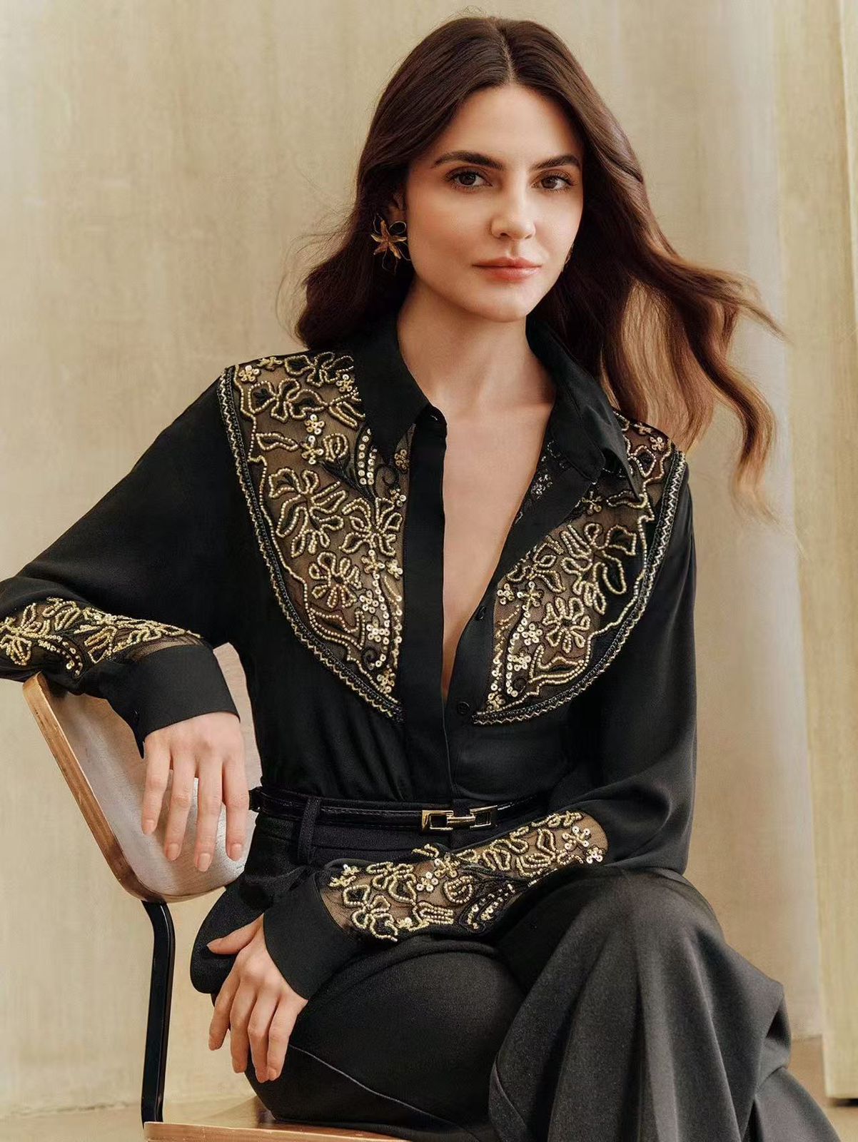 Luxe Hand Work Shirt FT733