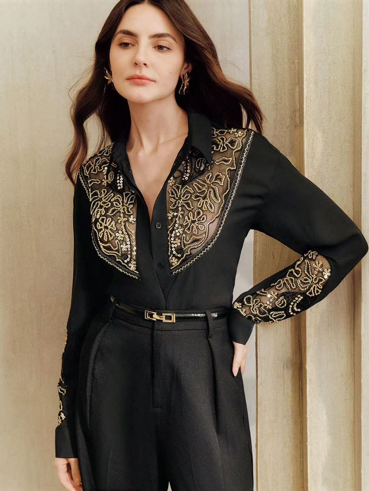 Luxe Hand Work Shirt FT733