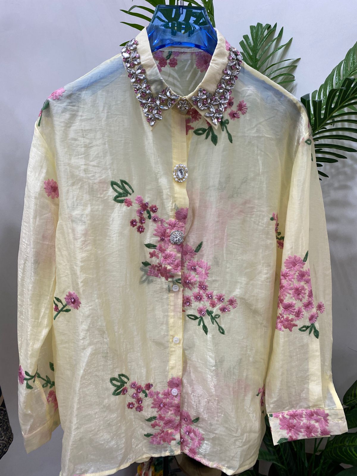 Elira Luxe Embroidered Shirt  FT735