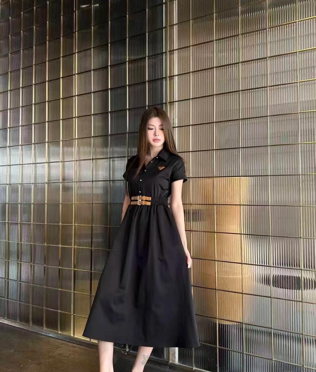 Stunning Midi Dress With Attached Belt FT739
