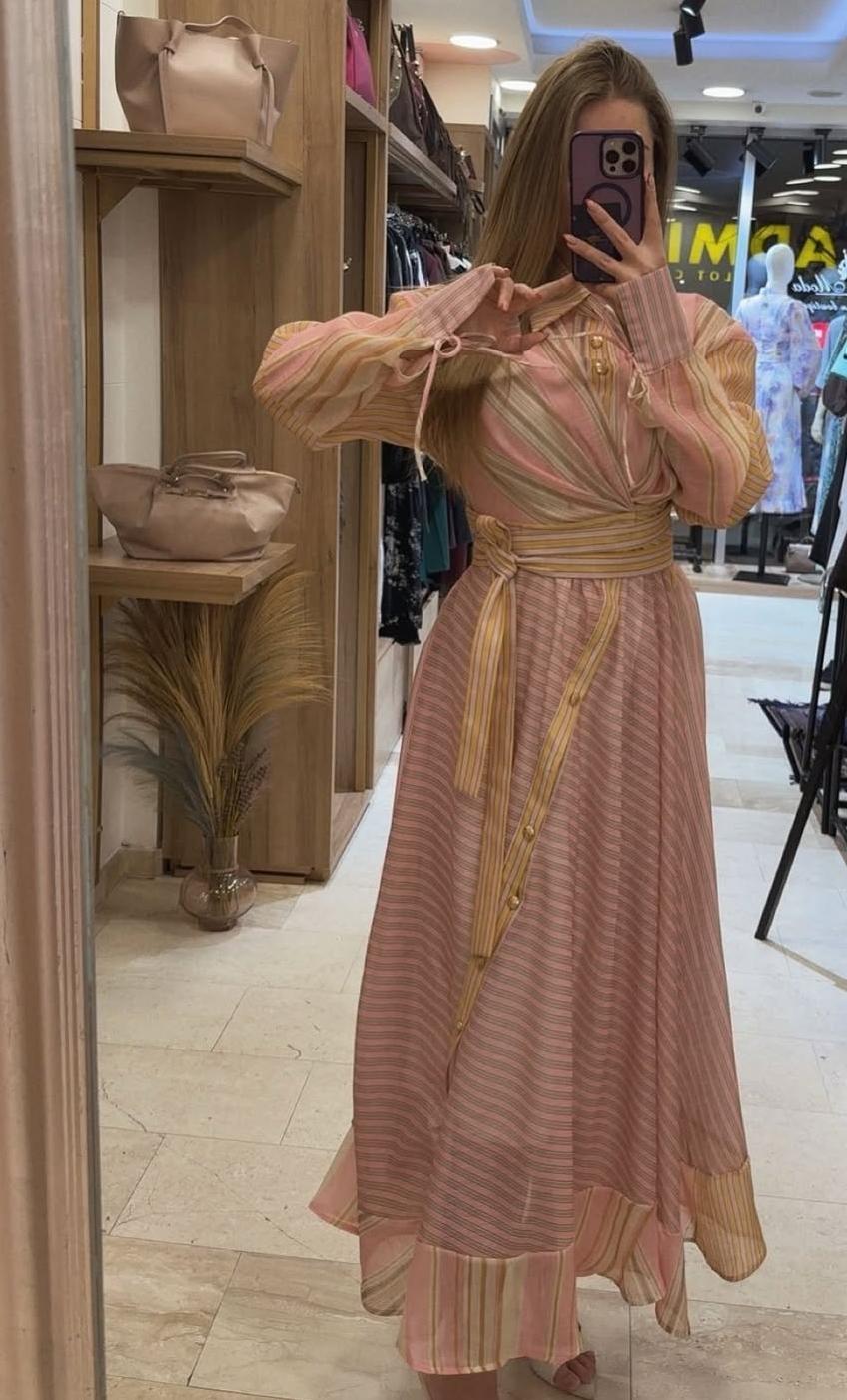 Stunning Full Long Wrap Dress FT747