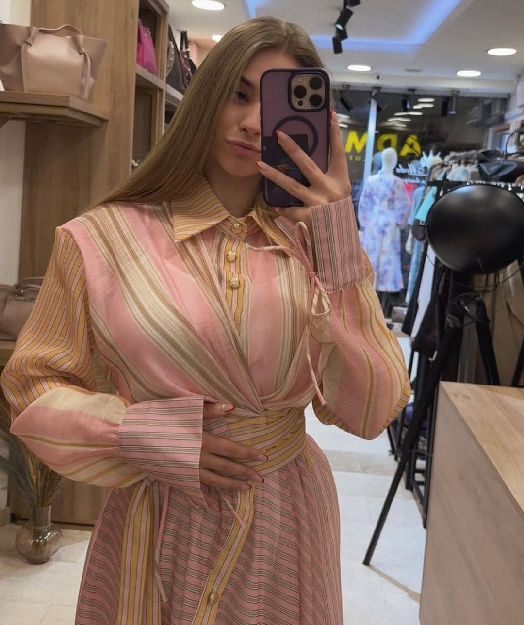 Stunning Full Long Wrap Dress FT747
