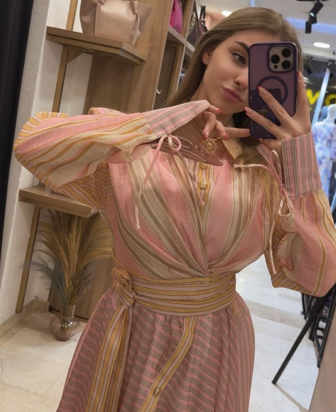 Stunning Full Long Wrap Dress FT747