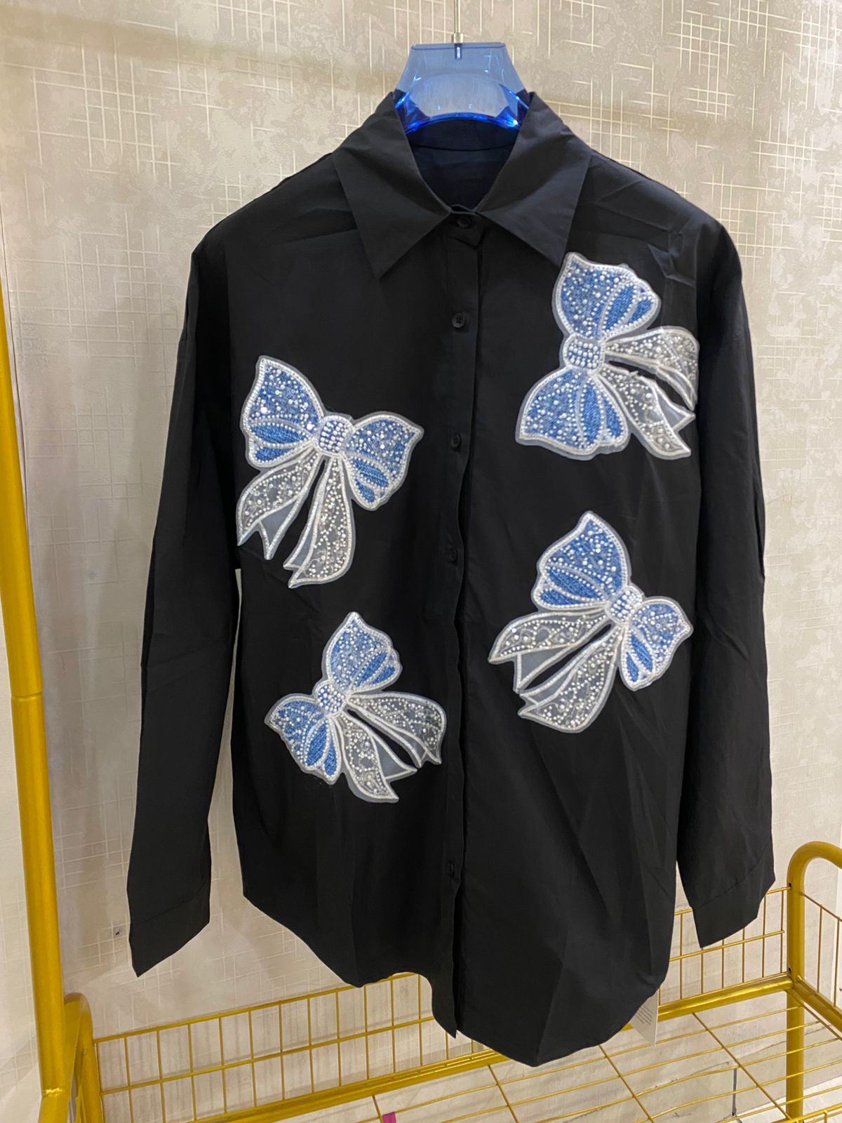 Exclusive Bow Embellished Shirt FT743