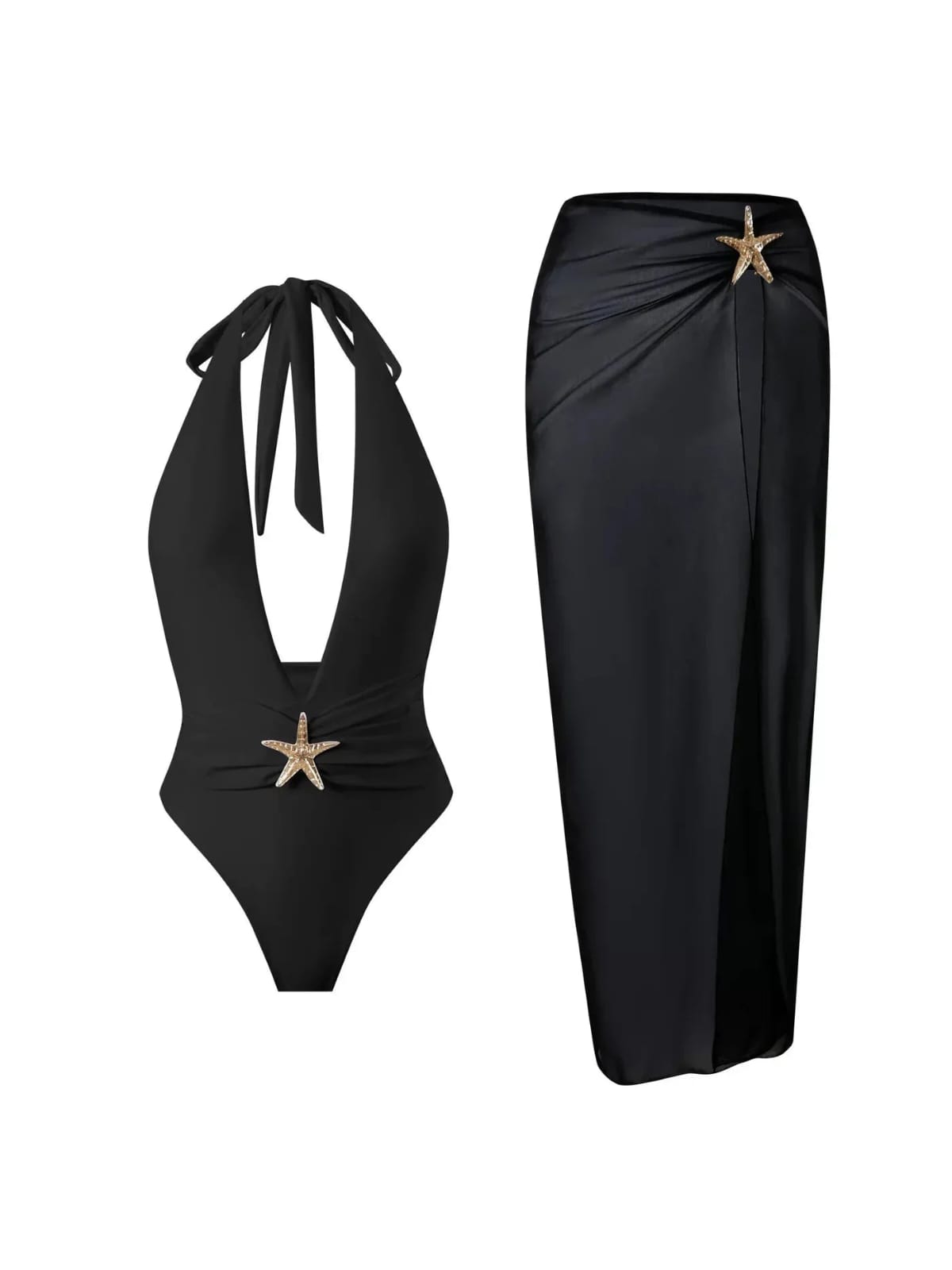 Star Swimsuit With Wrap FT753