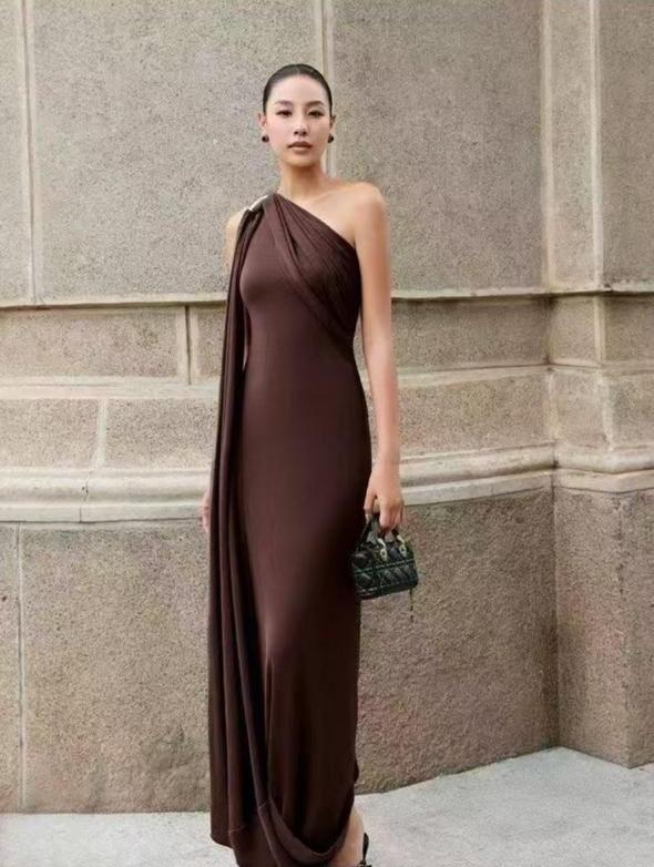 Stunning Draped Gown FT758