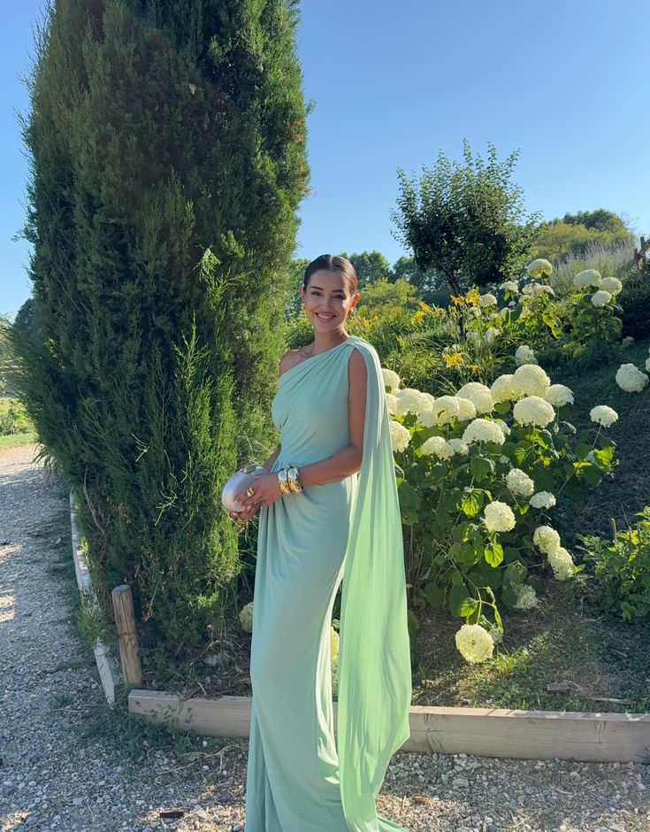 Stunning Draped Gown FT758