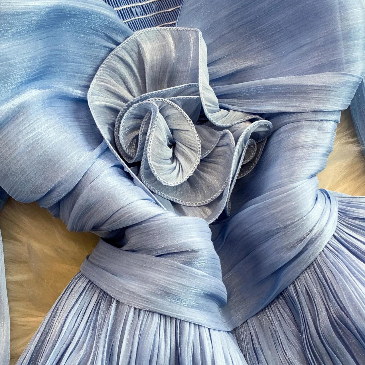Beautiful Pleated Mini Dress FT773