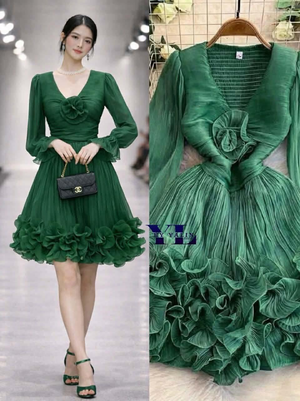 Beautiful Pleated Mini Dress FT773