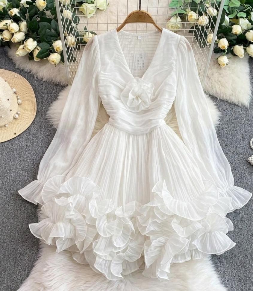Beautiful Pleated Mini Dress FT773