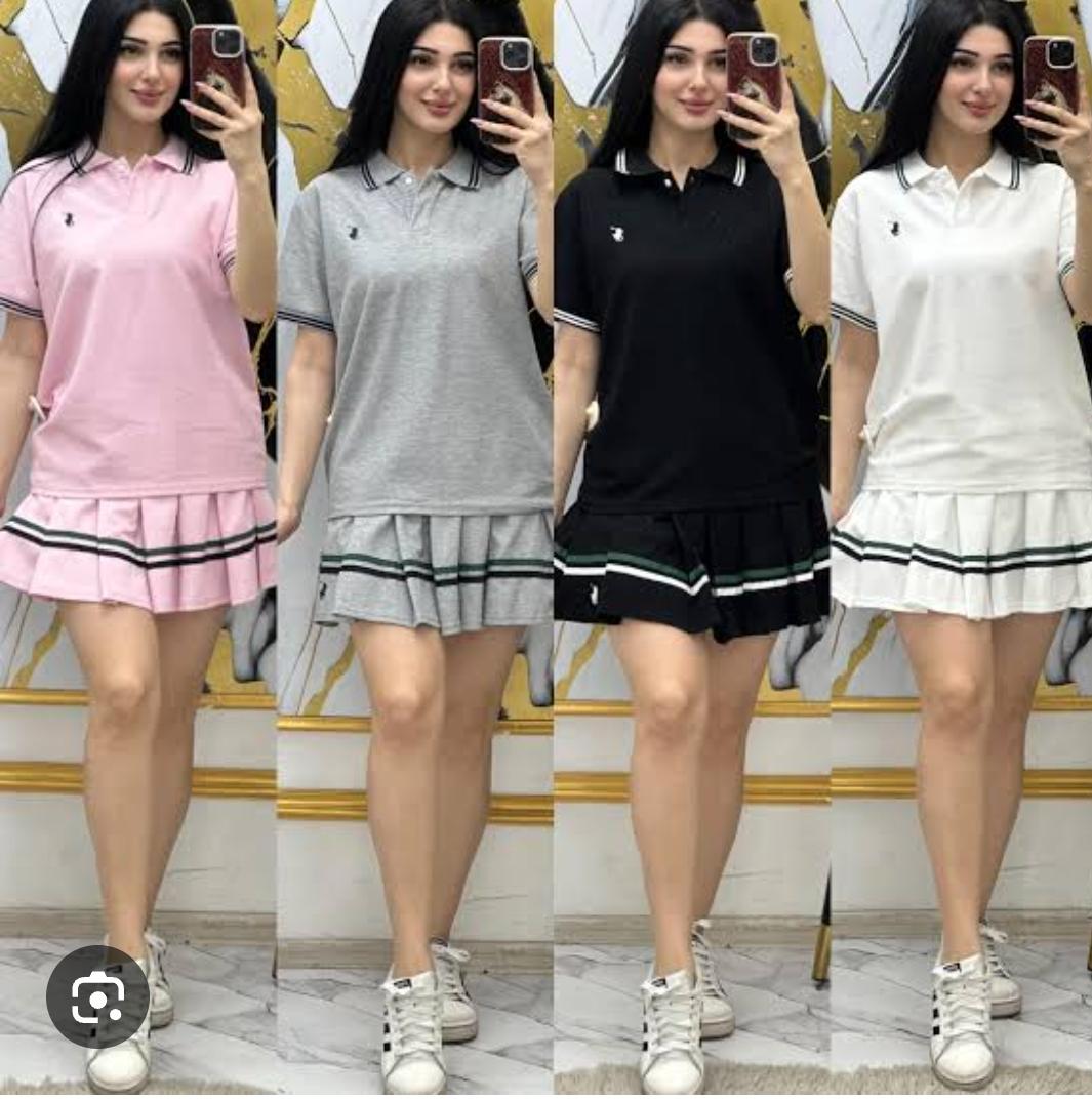 Stunning Polo Skirt Set FT777