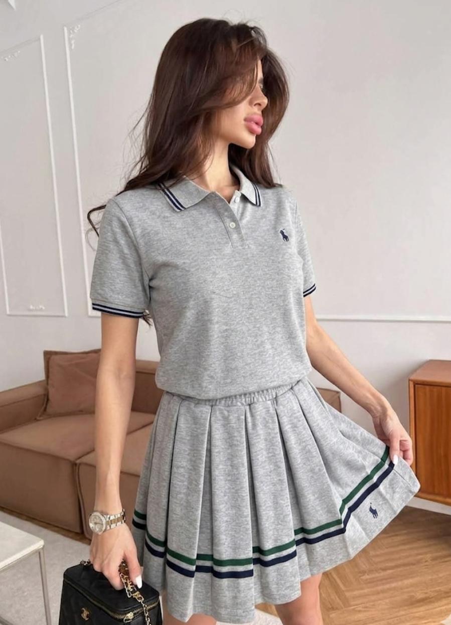 Stunning Polo Skirt Set FT777