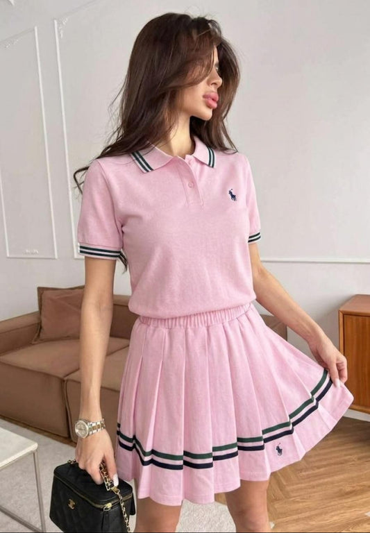 Stunning Polo Skirt Set FT777