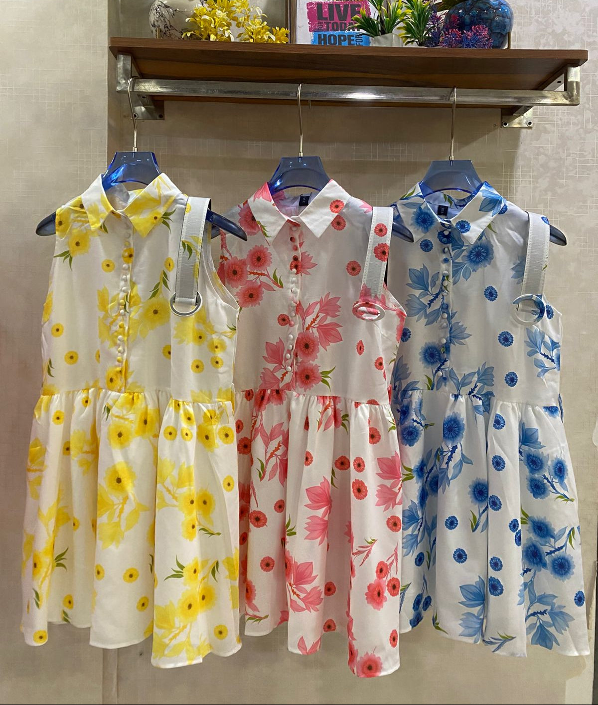 Floral Belted Dress FT854