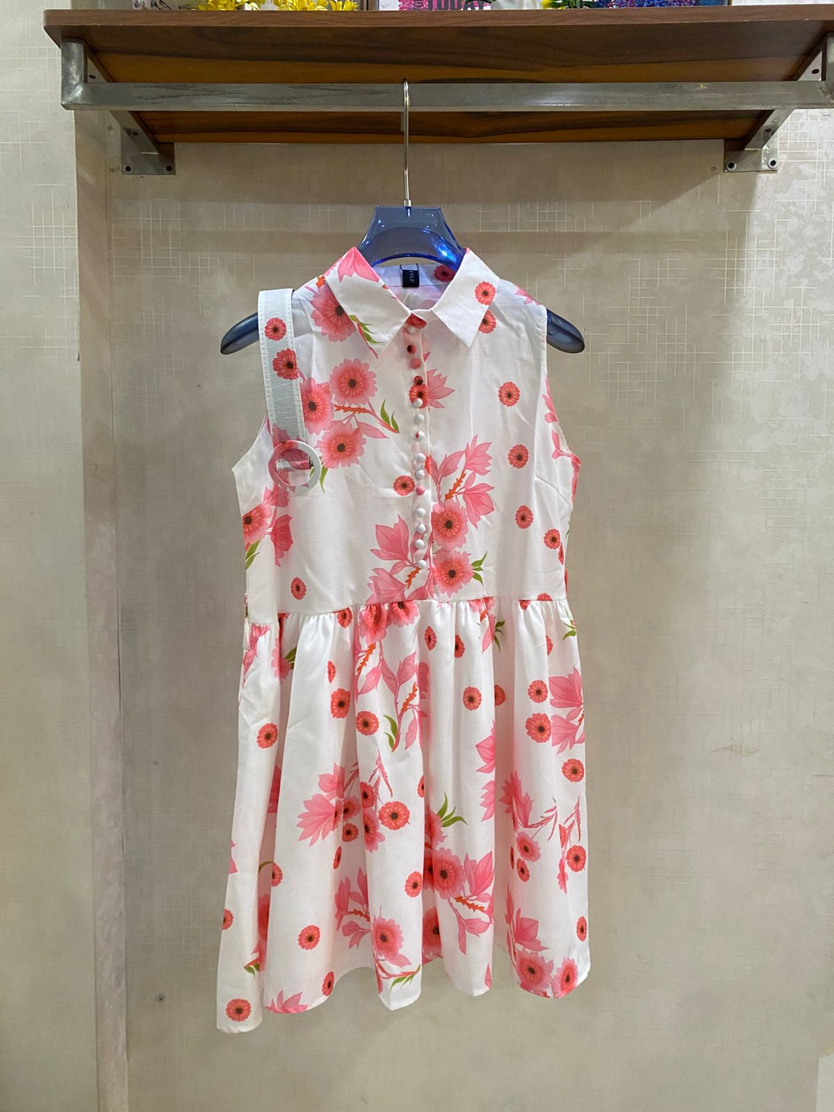 Floral Belted Dress FT854