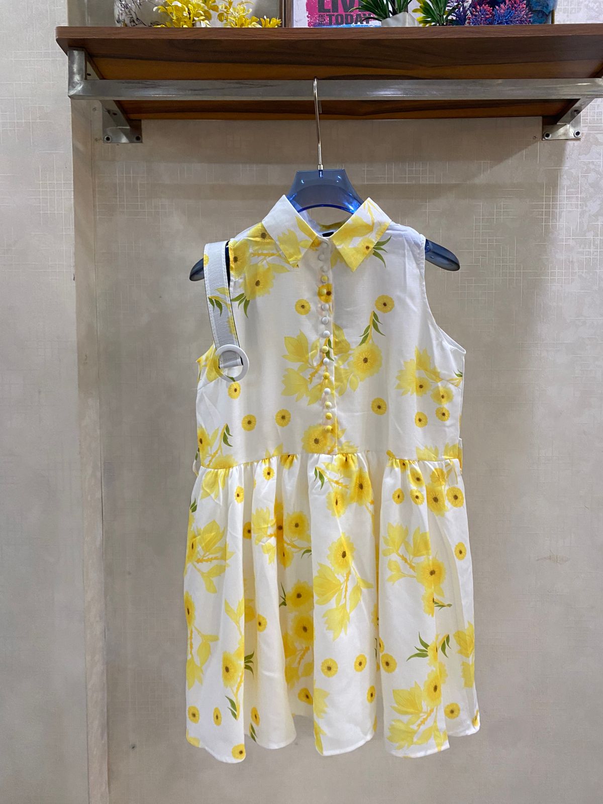 Floral Belted Dress FT854