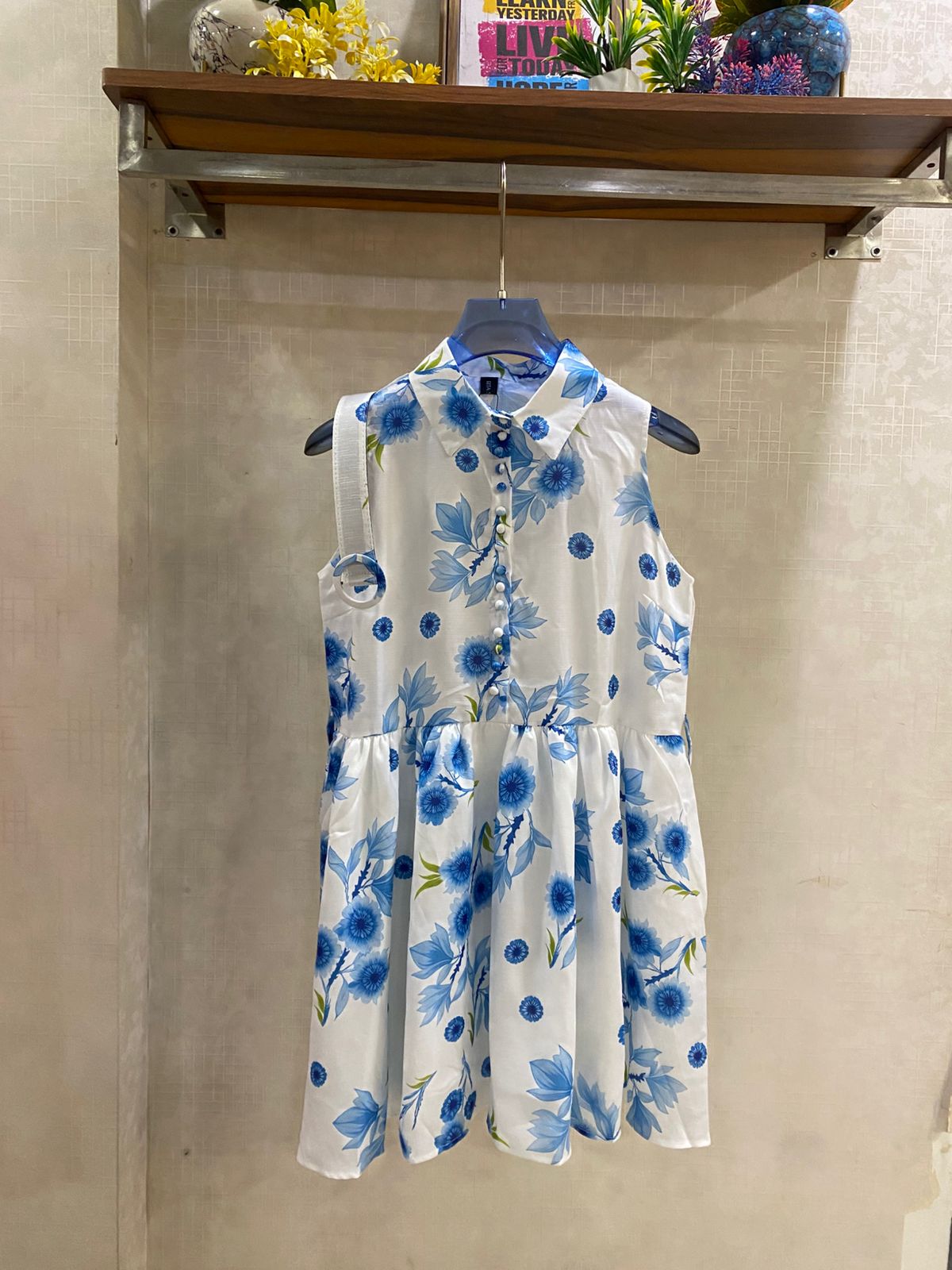 Floral Belted Dress FT854
