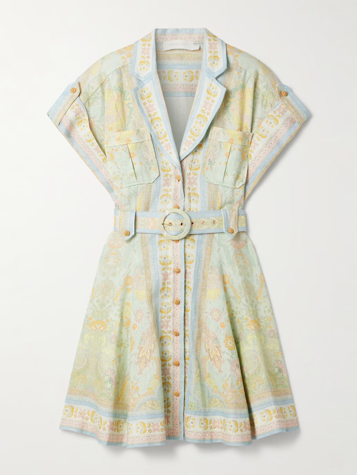 Coastal Canvas Belted Dress FT849