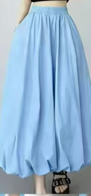 Stunning Balloon Skirt With Pockets FT792