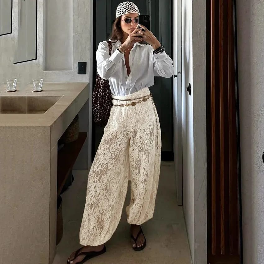 Lace Balloon Pant FT796