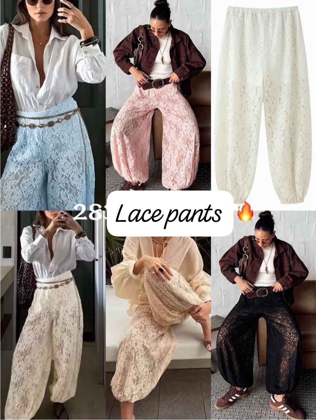 Lace Balloon Pant FT796
