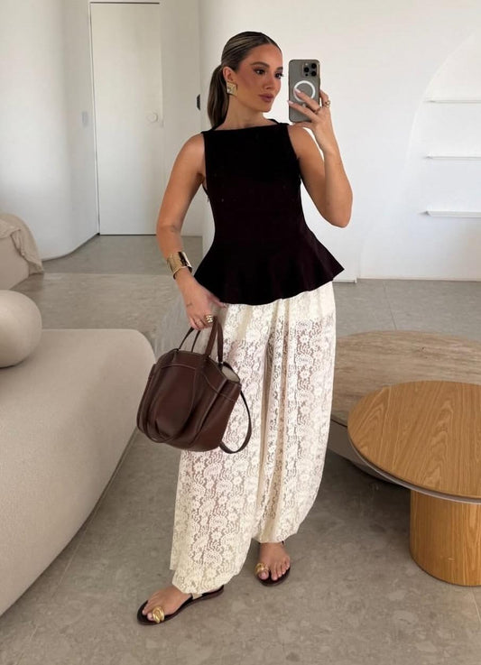 Lace Balloon Pant FT796