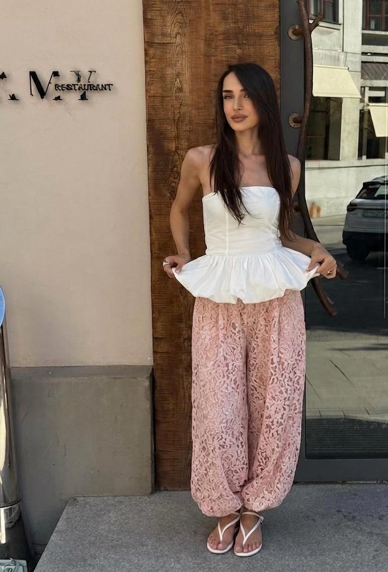 Lace Balloon Pant FT796