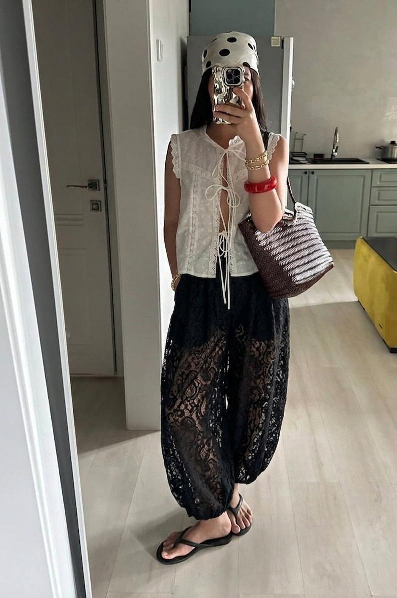 Lace Balloon Pant FT796